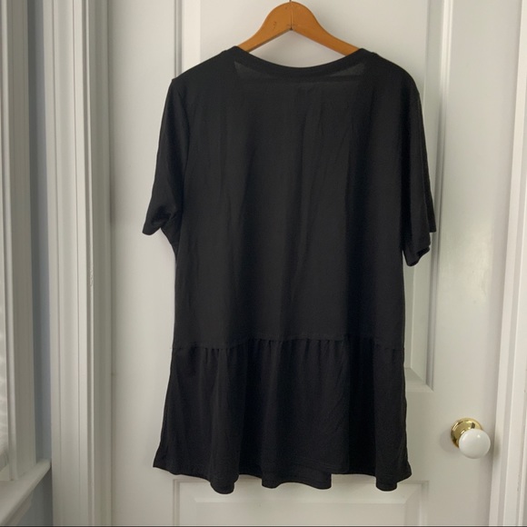 Faded Glory Plus Peplum Tee NWOT - Picture 5 of 8